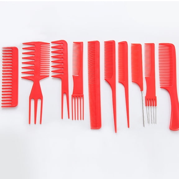 OUNONA Professional Hair Stylist Items Hair Smoothing Plastic Red 20pcs