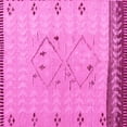 thumbnail image 1 of Ahgly Company Indoor Square Solid Pink Modern Area Rugs, 3' Square, 1 of 4