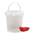 thumbnail image 1 of Pet Water Dispenser Automatic for Cats Dogs Large Capacity Spring Design Non Spill Water Bowl Durable PP Material Detachable Structure Easy Clean Indoor Outdoor Use, 1 of 4