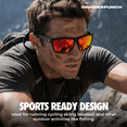 thumbnail image 5 of Grinderpunch Polarized Square Sunglasses for Men Black Designer Polarized Sunglasses Trendy Shades Sunglasses For Men UV 402, 5 of 9