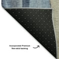 thumbnail image 5 of Addison Rugs Mayfield Premium Machine Washable Transitional Waves Denim Rectangle Rug, 10' x 14', 5 of 7