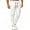 White Full Length Pants 3, variant on Ernkv Cargo Pants for Men Soft Safety Full Pants with Pocket High Waist Comfy Lounge Casual Solid Color Fashion Fall Winter Long Trousers White M