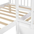 thumbnail image 3 of Harper & Bright Designs Twin L-Shaped Bunk Bed with Storage Drawers, Wooden Bunk Bed, White, 3 of 6