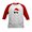 Red/White, variant on - Cool Santa Claus Kids Baseball Jersey - Kids Cotton Baseball Jersey, 3/4 Sleeve Shirt