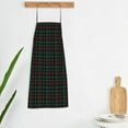 thumbnail image 5 of Naloa 1Pack Adjustable Bib Apron Waterdrop Resistant Cooking Kitchen Aprons for Women Men Chef, Buffalo Plaid Dark Green Print, 5 of 5