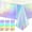 Rainbow, variant on Hot Pink Iridescence Plastic Tablecloth Shiny Foil Metallic Laser Rainbow Rectangle Table Cover for Birthday Wedding Party Decor