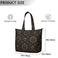 thumbnail image 4 of Flower Women's Large Weekend Travel Bag Moving Canvas Handbag Thick Double Layer Beach Weekend Travel Unisex Hospital Maternity Delivery with Toiletry Waterproof, 4 of 5