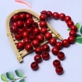 thumbnail image 3 of Wood Beads TOP HUNTER, 16 mm, rojo oscuro, 120 unidades, agujero grande, 3 of 7