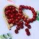 thumbnail image 3 of Wood Beads TOP HUNTER, 16 mm, rojo oscuro, 120 unidades, agujero grande, 3 of 7