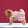 thumbnail image 4 of OULII Ropa Para Mascotas Vestido Rosa Con Fácil De Poner Y Material, 4 of 8