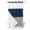 Blue, variant on No Hook Shower Curtain with Snap-in Liner, Black Striped Waterproof Fabric Bathroom Curtains, Farmhouse Stripes Modern Abstract Art Bath Curtains & Mesh Top Window Stand Up Stall 36"x72"