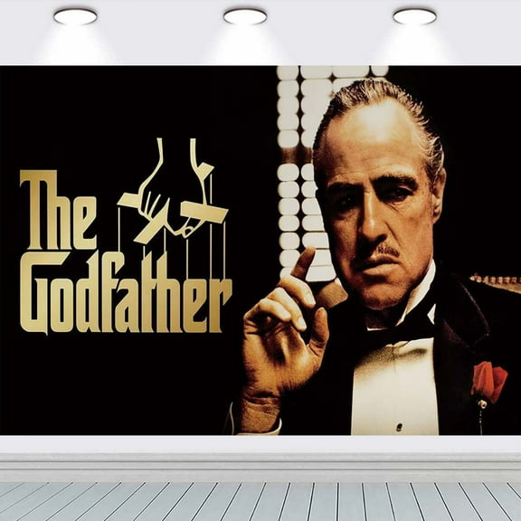 The Godfather Backdrop Banner Party Supplies Poster Movie Theme Background for Photography Birthday Decorations