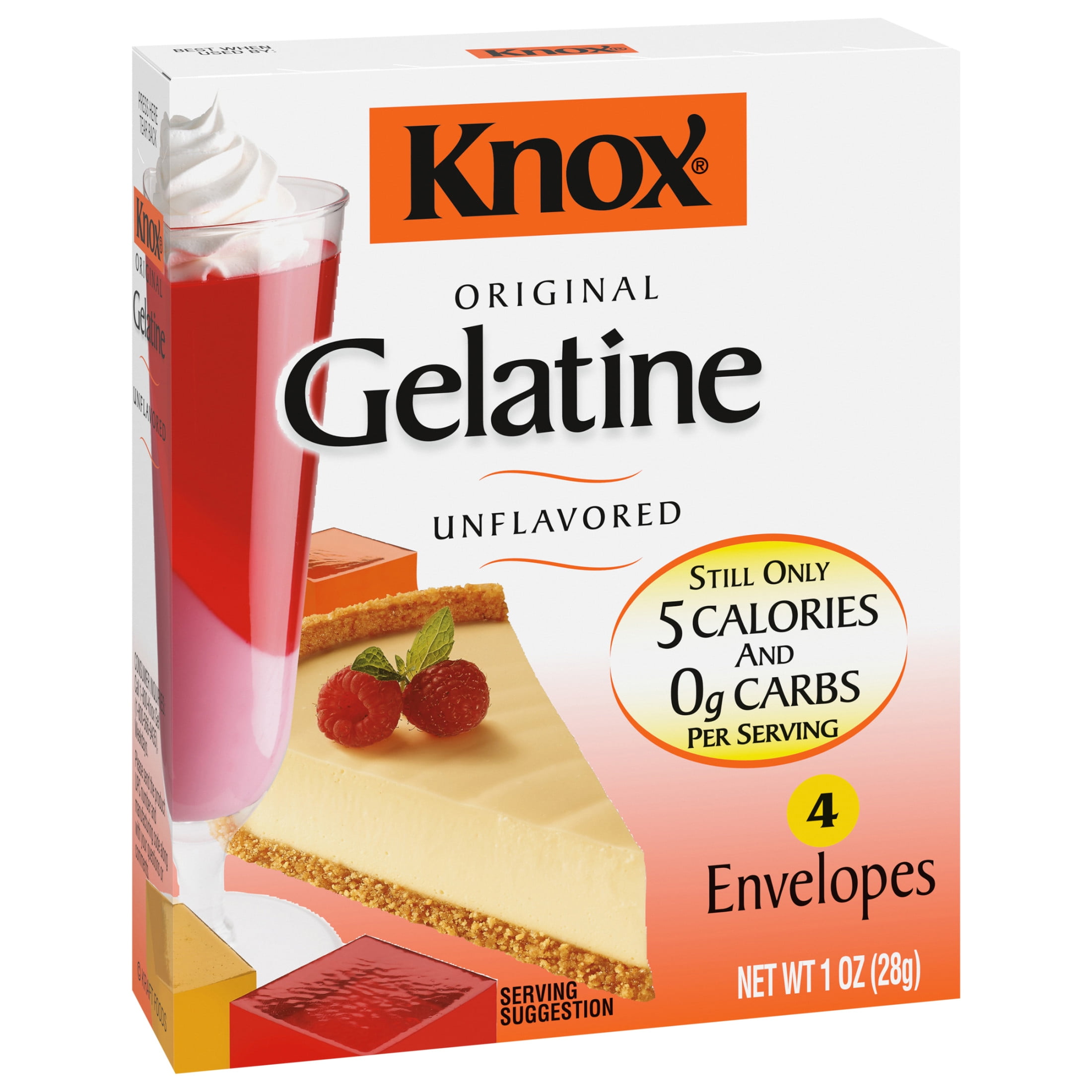 Knox Original Unflavored Gelatin, 4 ct. Packets