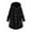 Black, variant on College Essentials for Class Womens Winter Coats Waterproof Plus Size Button Tops Hooded Cardigan Wool Coat Winter Jacket