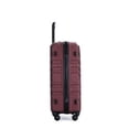 thumbnail image 6 of Resenkos 3 Piece Luggage Set Spinner Hardshell Lightweight Suitcase Hardside Checked Carry-on luggage Wine Red, 6 of 8