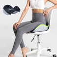 thumbnail image 5 of Serenesitz - 2024 New Orthopedic Seat Cushion,Seat Cushion for Office Chair - Comfort Memory Foam Chair Cushion,Seat Cushion for Tailbone Pain Relief for Soft Support,Serene seat Car Drivers, 5 of 7