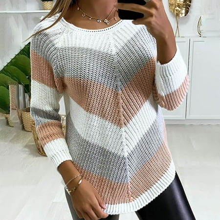 

YFPWM Cute Summer Tops for Women see through tops waffle knit tops maternity shirts Pleated T-ShirtsClassic V-Neck Long Sleeve Zipper Solid Color Sweater Blouse