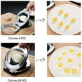 thumbnail image 4 of Trjgtas Egg Slicer for Hard Boiled Eggs, Egg Heavy Duty Cutter Duty Slicer Garnish Slicer, 3 Slicing Styles, 4 of 7