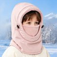 thumbnail image 5 of NOLDARES Kids Balaclava Face Mask, Winter Hat Face Warmer for Cold Weather Ski Mask for Boys Girls(K108-Pink), 5 of 9