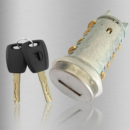 Door Lock Barrel Cylinder With 2Keys 71771348 For Fiat 500 Doblo Panda Punto Mk2