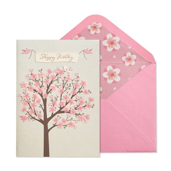 NIQUEA.D, Cherry Blossom Tree Birthday Card