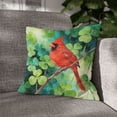thumbnail image 3 of Happy Red Cardinal Welcome St Patrick's Day Lucky Shamrocks Clover Pillow Cushion Double Sided Wild Birds Lover Throw Pillow - 22001, 3 of 5