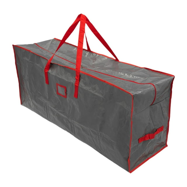 Bolsa para árbol de Navidad, contenedor para árbol de Navidad artificial para ropa de oficina y vacaciones Gris