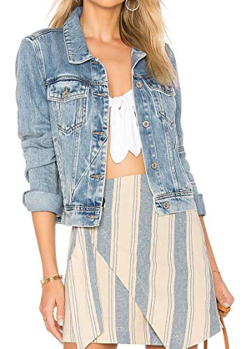 Denim Jacket, Light Indigo, Blue 