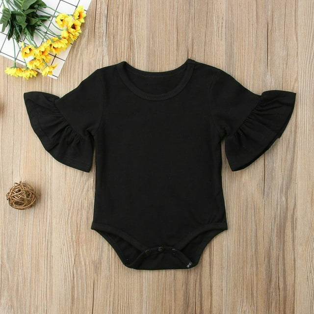 Newborn Infant Baby Girl Cute Trait Tight Warm Romper Jumpsuit