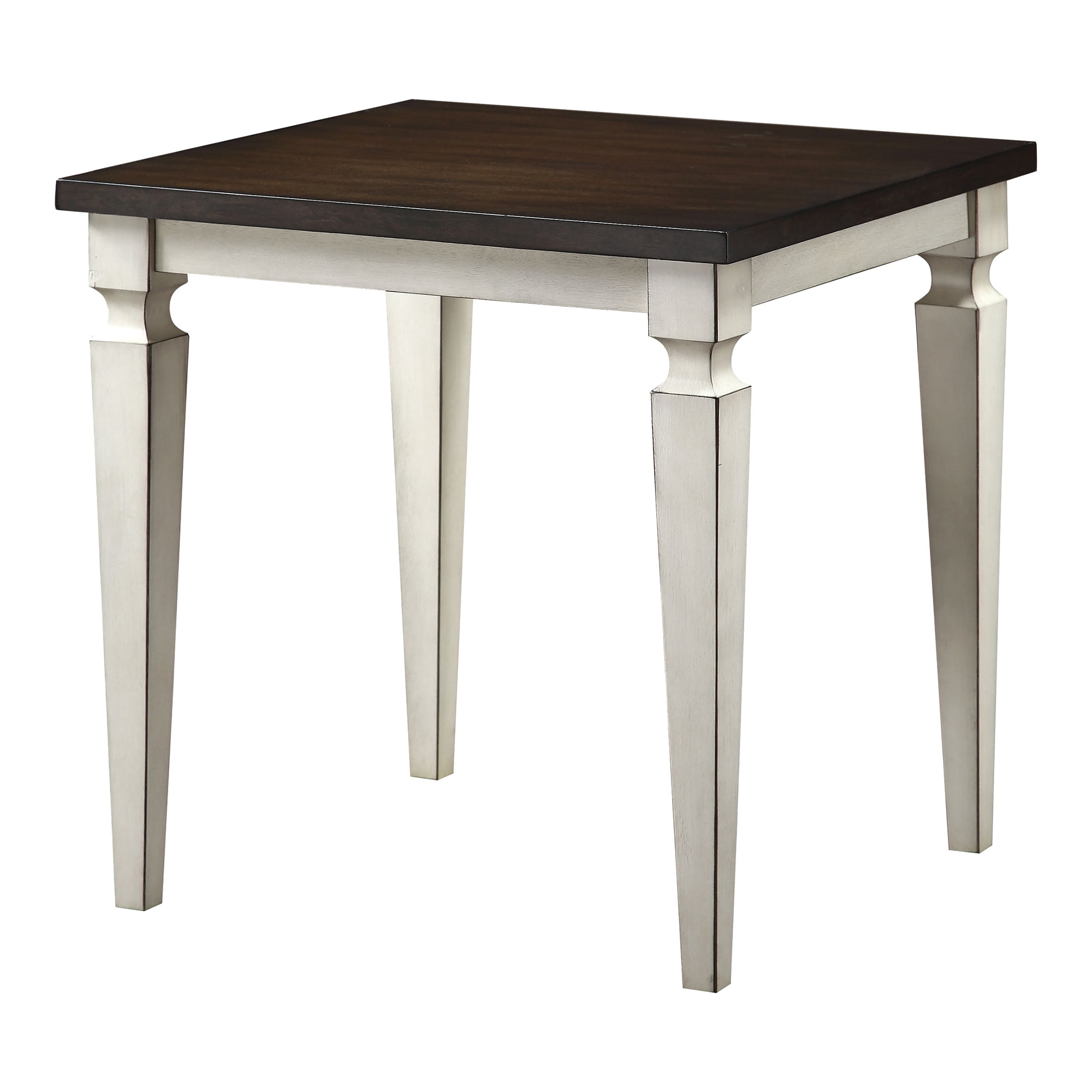 Furniture of America Leen 3-Piece Coffee Table Set, Antique White