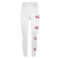 thumbnail image 2 of QATAINLAV Womens Valentines Day Leggings 2025 Cute Gnomes Print Yoga Pants Casual High Waisted Stretch Tights Full Length Workout Legging Pant White M Weekly Sale, 2 of 7