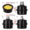 thumbnail image 4 of Ziuscore 2piece Quiet And Powerful Air Compressor Muffler For Fast Inflation Air Compressor Silencer 16.3mm iron G3/8, 4 of 6