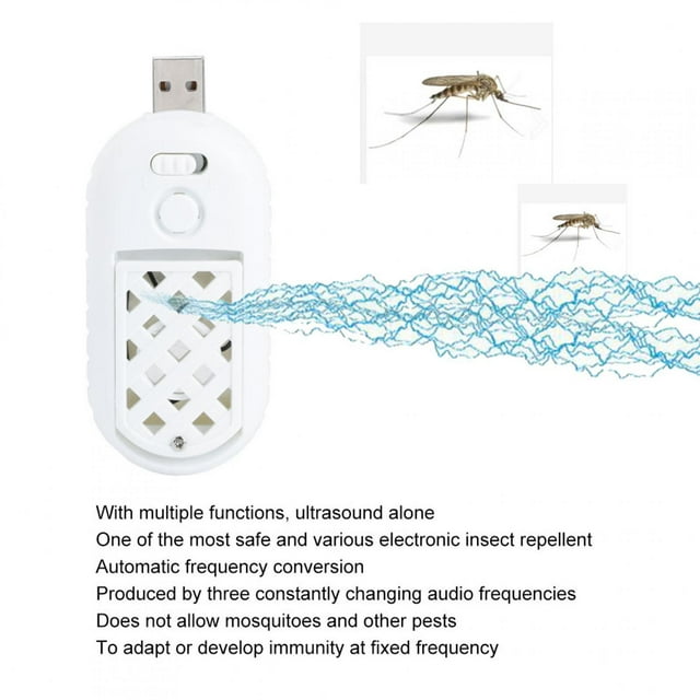 Enchufe repelente de insectos, conversión de frecuencia automática de frecuencias repelente de abjas ultrasónicas incoloras e inodoro para insectos para mosquitos para ratas para