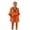 Orange, variant on QGJZVUNL Boho 2 Piece Sets for Women Summer Outfits V Neck Top Elastic Waist Shorts Vacation Clothes Size 2XL