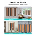 thumbnail image 6 of Window Privacy Film Abstract Vertical Striped Stained Glass Window Film Decorative Sun Block Window Cover Colorful Rainbow Stripes Retro Window Clings Static Adhesive Sticker for Bathroom 23.6"x78.7", 6 of 7