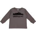 thumbnail image 3 of Inktastic Louisville Kentucky Skyline Cities Boys or Girls Long Sleeve Toddler T-Shirt, 3 of 5