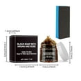 thumbnail image 3 of Pisexur Belleza Maquillaje Jabón negro marroquí de 200 g, exfoliante corporal marroquí, apto para cuerpo, rostro, manos y pies.para mujeres y hombres, 3 of 9