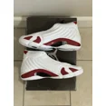 thumbnail image 2 of Ni - ke Ni - ke Air Jordan 14 Retro Candy Cane White Varsity Red 487471-101 Size 15 SAMPLES, 2 of 5