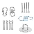 thumbnail image 3 of Ceiling Wall Steel Mount Anchor, Ceiling Buckle Hook Fix Base Hammock Accessories With  For Aerial Yoga For Gym Training, 3 of 8