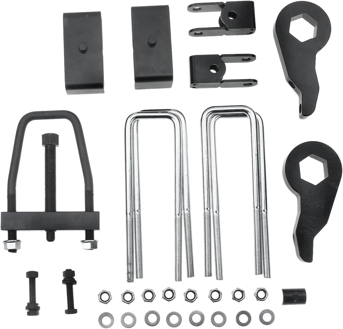 A-Premium 3" Front & 2" Rear Suspension Leveling Lift Kit Compatible with Chevrolet Silverado 1500 1999-2006 Silverado 1500 Classic GMC Sierra 1500 Classic