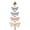 F, variant on Garden Waterfall Hanging Ornament Crochet DIY Kit for Beginners, Butterfly Bee Floral Macrame Style Crocheting Set with Yarn Hook Instruction, Handmade Wall Hanging Tassel Decor Craft Supplies