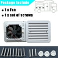 thumbnail image 5 of AUTOXBERT Side Air Vent Fan Exhaust Fan for RV, Caravan, Motorhome Exterior, Quiet Cooling Ventilation, 5 of 8
