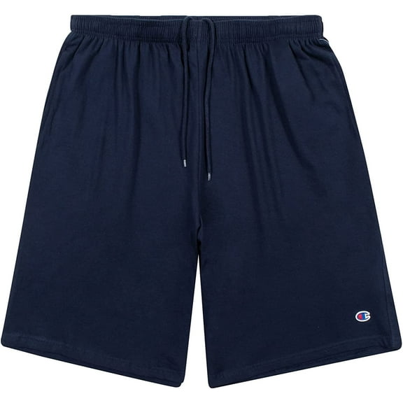 Champion Big and Tall Shorts for Men - Athletic Fit Jersey Shorts Navy 2X