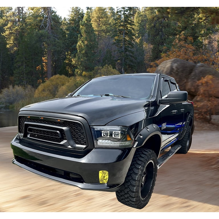 Custom Car Grill Front Armor Grille With LED Off-Road Lights For 2019-2023 Dodge Custom Car Grill Front Armor Grille With LED Off-Road Lights For 2019-2023 Dodge