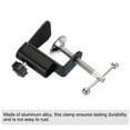 thumbnail image 4 of Uxcell 0.47" Hole Dia. Universal C Clamp Table Lamp Mic Arm Mount Holder Desk Clamp, Black, 4 of 6