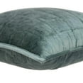 thumbnail image 3 of 20" x 7" x 20" Transitional Sea Foam Solid Quilted Pillow Cover With Poly Insert, 3 of 5