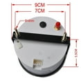 thumbnail image 6 of 85mm 120KMH Motorcycle Waterproof IP67 GPS Speedometer Odometer Gauge Meter For Car Truck Boat 12V 24V With Red Backlight ,Wide Application, 6 of 7