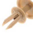 thumbnail image 3 of SHISUYAN 30pcs Bumper Retainer Clips Car Plastic Rivets Fasteners Push Retainer Kit Auto Push Pin Rivets Door Trim Panel Clips Beige, 3 of 8