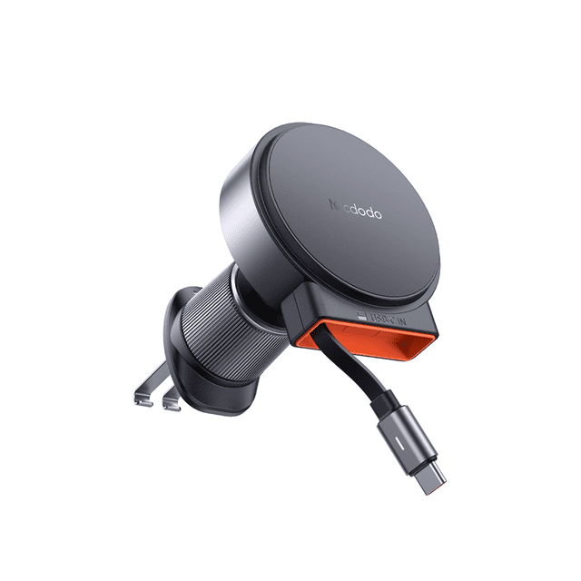 Cargador magnético para auto 15W Mcdodo con cable retráctil