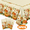 Design 2, variant on Fall Thanksgiving Tablecloth Party Decoration Autumn Maple Pumpkin Decor Disposable Vinyl Waterproof Table Covers for Fall Party Supplie 54 x 108 inch 3Pcs Design 1
